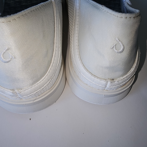 OluKai womens KI'IHELE bright white women's , light weight mesh UNISEX - Picture 9 of 11